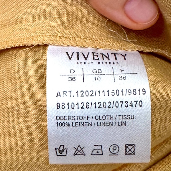 Bernd Berger linen coordinate suit size small - Picture 2 of 9